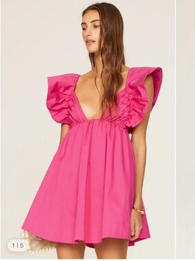 For Love And Lemons Clementine Mini Dress